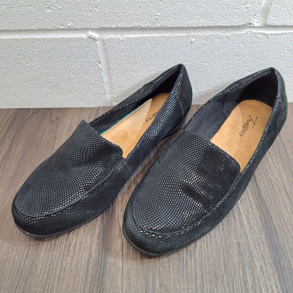 Trotters Deanna Casual Loafer. Sparkly Black FLAT Shoes Women's Size 9.5 Wide - Picture 2 of 8